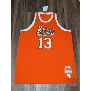 Mitchell & Ness Moses Malone St. Louis. Spirits Jersey Hardwood Classics Size 54